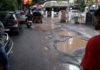 Moon-like craters on Sherly Rajan road
