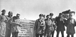 Army General Eustace D’Souza of Bandra, made the Chinese eyelid blink first