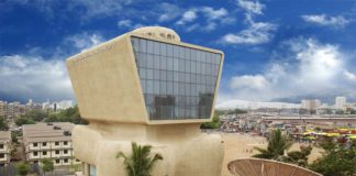 Bombay Arts Society, the source and summit of Art, stems at Bandra Reclamation