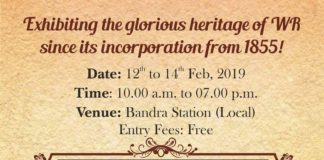 Western Railway to exhibit its 164 years glorious journey at Bandra Station