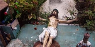 Jesus statues vandalised in Bandra, police install new statues soon after the incident