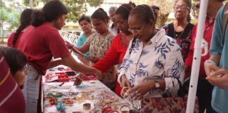 Students of St. Xaviers College organises yardsale at St Peter’s Church